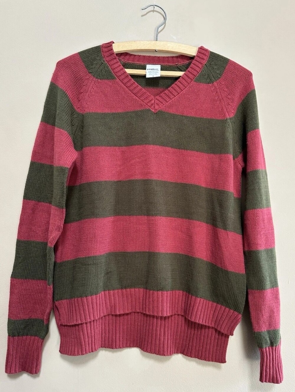 A Nightmare On Elm Street Freddy Krueger V Neck Sweater Vintage Cosplay Costume